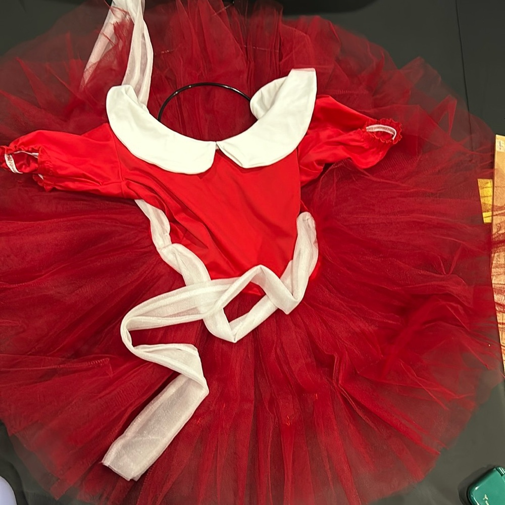 Professional tutu red size adults xxs  custom YAGP solo group dance costume